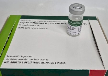 Vacinação contra influenza já pode começar nos municípios de MS; SES orienta início imediato