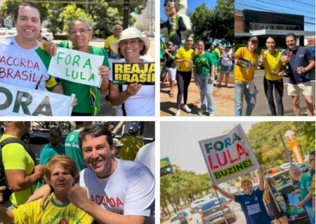 Acorda Brasil leva apoiadores da direita às ruas de Campo Grande