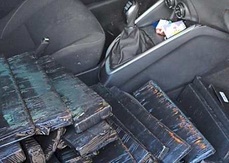 Ação conjunta entre Polícia Militar e PRF resulta na apreensão de 42 quilos de maconha em Nova Andradina