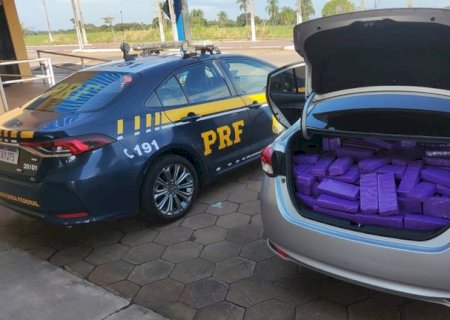 PRF apreende 540 Kg de maconha em Bataguassu