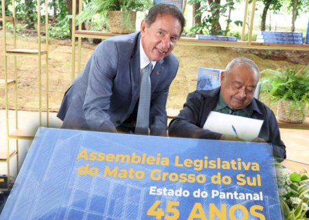 Livro que conta os 45 anos da Assembleia Legislativa de Mato Grosso do Sul é lançado