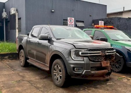 Homem tenta fugir para o Paraguai com caminhonete furtada e acaba preso em Amambai