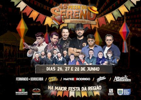 Bailão, sertanejo e sertanejo universitário: 45ª Festa do Sereno reúne elite dos gêneros
