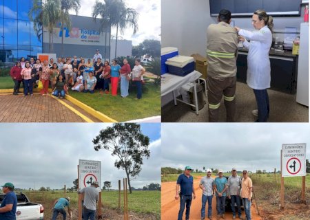 Taquarussu intensifica ações em mobilidade urbana e saúde preventiva