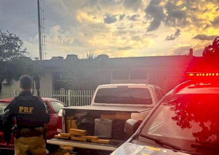 PRF apreende 1,2 tonelada de maconha em Dourados