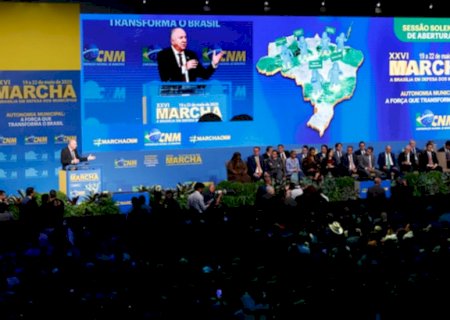 Prefeito Germino Roz lidera comitiva de Batayporã na Marcha dos Prefeitos em Brasília