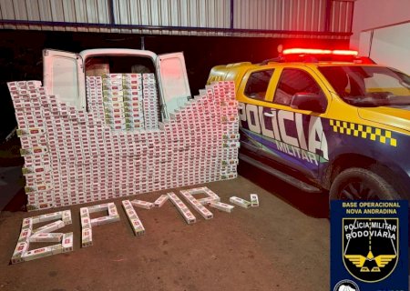 Crime não compensa: eficiência da Polícia Rodoviária resulta em apreensão de carga milionária de cigarros contrabandeados
