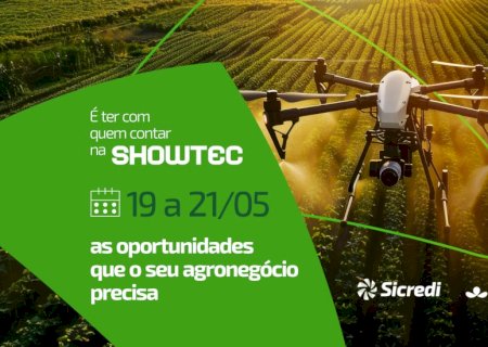 A partir de hoje, Sicredi leva soluções estratégicas ao agro na Showtec 2026