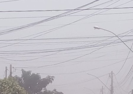 Serração toma conta de Batayporã nesta manhã e exige atenção redobrada de motoristas