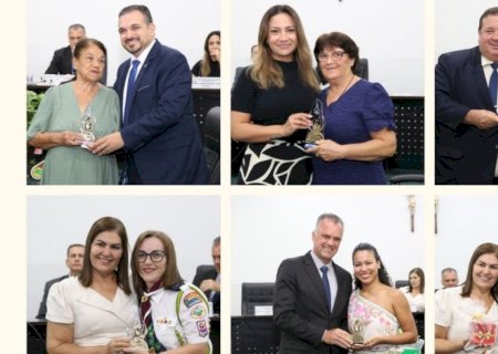 Câmara de Nova Andradina homenageia 11 mães em sessão solene marcada por emoção e reconhecimento