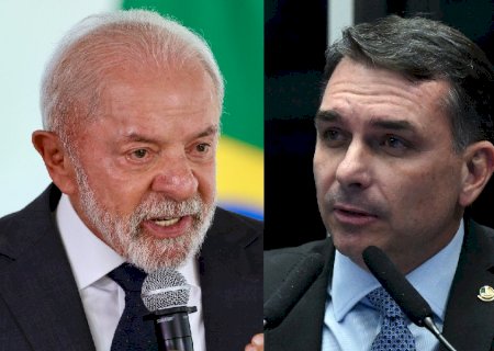 A distância entre Lula e Flávio nas pesquisas sobre eleição para presidente divulgadas nesta semana