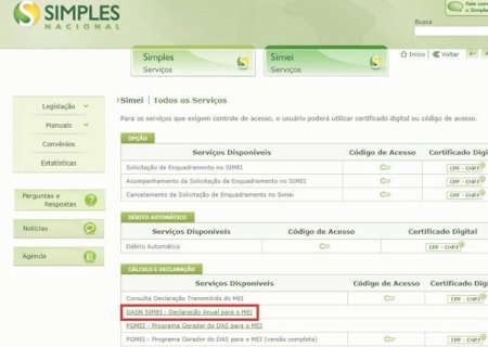 Prazo para envio da declaração anual do MEI termina neste domingo