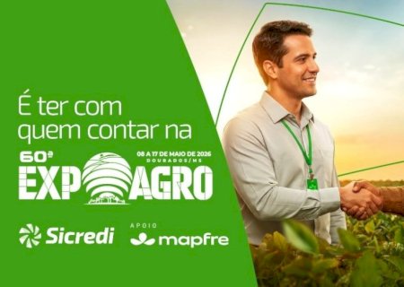 Sicredi Centro-Sul MS/BA marca presença com estrutura completa durante a Expoagro 2026