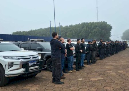 Operação mobiliza forças estaduais e federais na fronteira sul de MS contra o crime organizado
