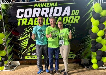 Hashioka prestigia Corrida do Trabalhador em Rio Verde e ressalta importância do esporte