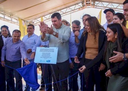 Para desenvolvimento logístico de MS, Governo do Estado implanta e pavimenta MS-040 e entrega obras em Brasilândia