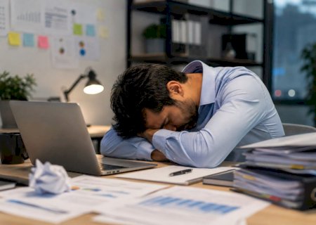 Estudo: 72% dos profissionais sofrem de esgotamento mental
