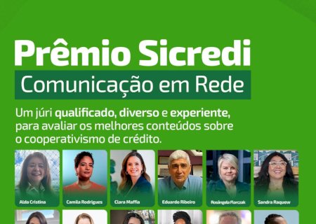 Prêmio Sicredi Comunicação em Rede reúne grandes nomes do jornalismo brasileiro em seu júri