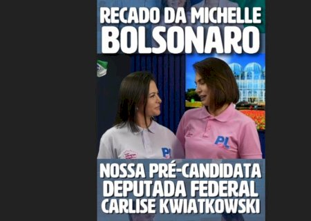 Candidatos  já usam a imagem de Michelle Bolsonaro como cabo eleitoral