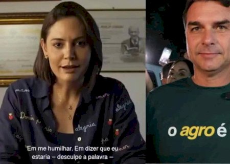 Flávio Bolsonaro reage a críticas de Michelle e nega tê-la desrespeitado