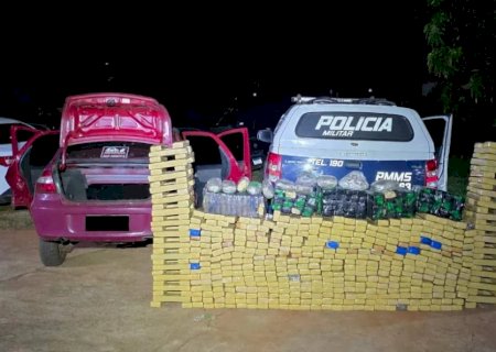 PM apreende mais de 608 kg de drogas e prende suspeito em Deodápolis