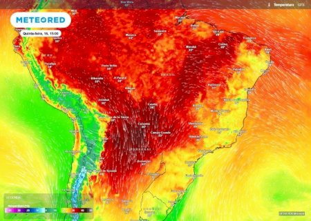 Bolha de calor vai atingir MS e outros 5 estados e trazer temperaturas 15°C acima da média