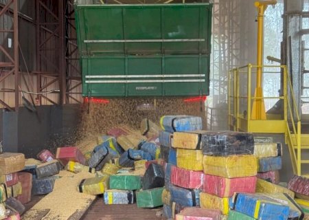 Maconha apreendida em carreta que seguia para o Paraná pesou mais de 6 toneladas