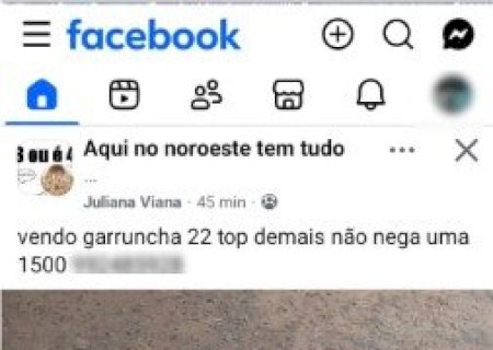 Com tornozeleira no pé, homem anuncia arma no Facebook e acaba preso