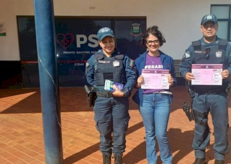 PM realização ação voltada à prevenção e ao enfrentamento da violência doméstica e familiar em Batayporã