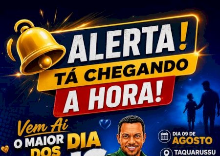 Após lotar a Praça no Dia das Mães, Zé Roberto prepara o maior Dia dos Pais de Taquarussu