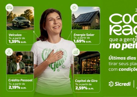 Campanha de aniversário da Sicredi Centro-Sul MS/BA entra na reta final com crédito facilitado e descontos em seguros