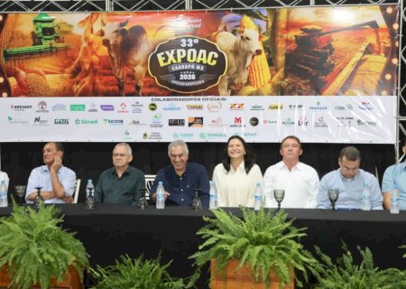 Na Expoac, em Caarapó, Reinaldo fala da importância do agro para a economia