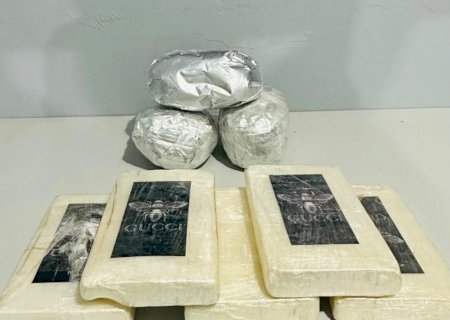 PMR apreende mais de nove quilos de cocaína escondidos em compartilhamento de veículo em MS