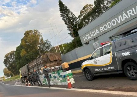 Caminhão que saiu de MS é apreendido com R$ 5 milhões em maconha no interior de SP
