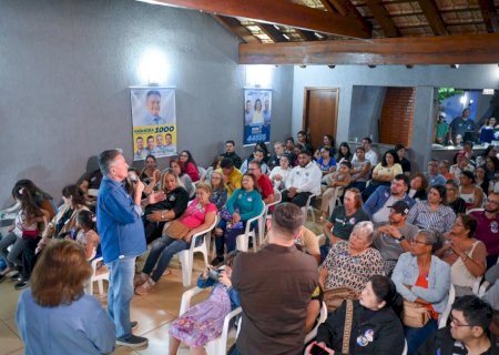 Em Campo Grande, Hashioka reforça estratégia de ouvir população para representar MS em Brasília