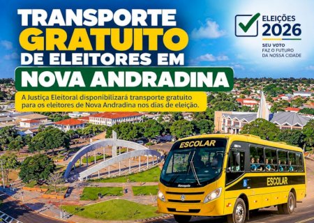 Justiça Eleitoral divulga 32 rotas de transporte gratuito de eleitores em Nova Andradina