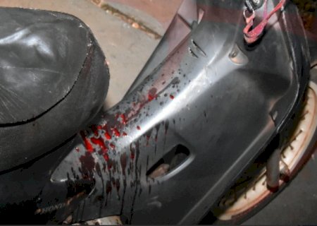 Baleado no pescoço, motociclista pede ajuda em hospital e é intubado