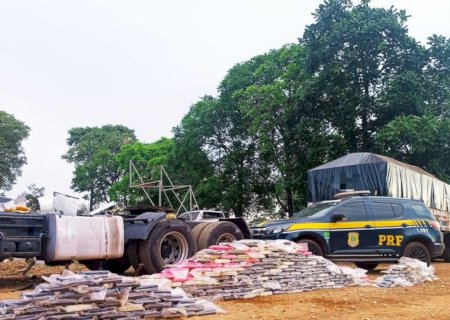 PRF apreende 304 kg de cocaína em tanque de combustível em MS
