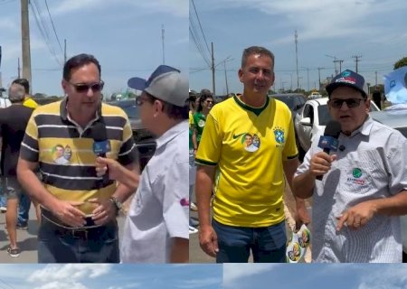 Carreata do 22 reúne grande número de veículos em Nova Andradina e mobiliza apoiadores de Flávio Bolsonaro