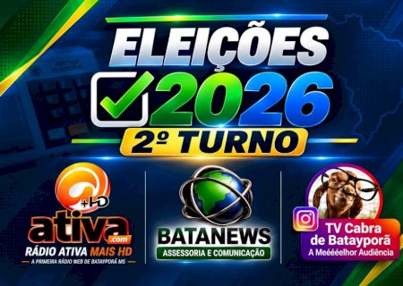 Eleições 2026: Bata News, Rádio Ativa Mais HD e TV Cabra fazem história com grande cobertura ao vivo
