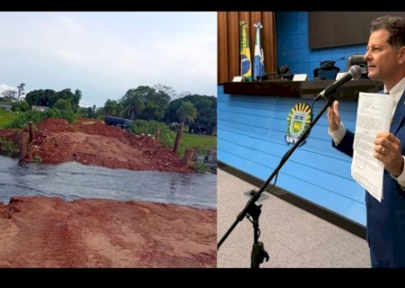 Renato Câmara solicita recursos emergenciais para recuperar pontes e estradas em Batayporã