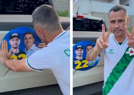 Eleito em primeiro turno, Cleitinho abraça a campanha de Flávio Bolsonaro em Minas Gerais