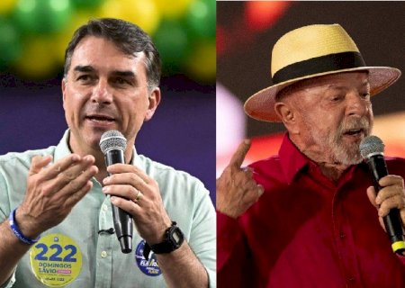 Quem está vencendo a largada da disputa Flávio x Lula no segundo turno