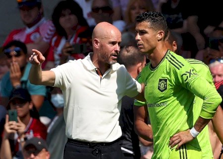 Técnico diz que CR7 não corria nem com bola, nem sem bola