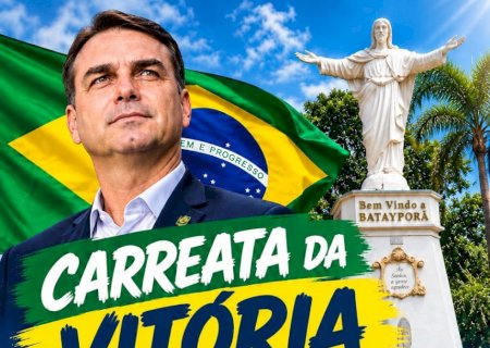 Carreata em apoio a Flávio Bolsonaro é organizada neste sábado em Batayporã