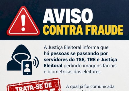 Justiça Eleitoral alerta para golpe envolvendo coleta de dados biométricos em Mato Grosso do Sul