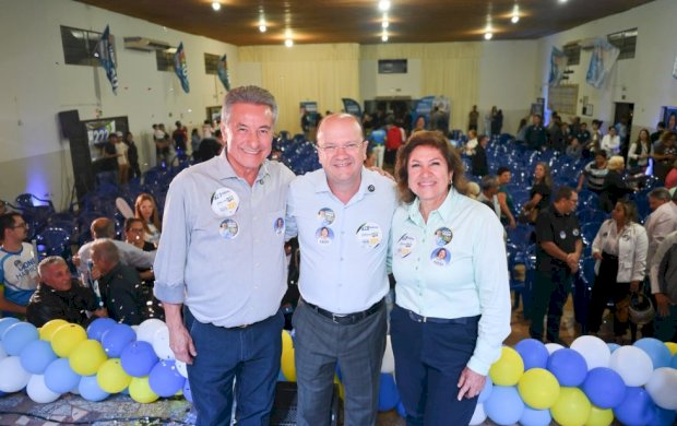 Vice-governador Barbosinha pede apoio ao casal Hashioka