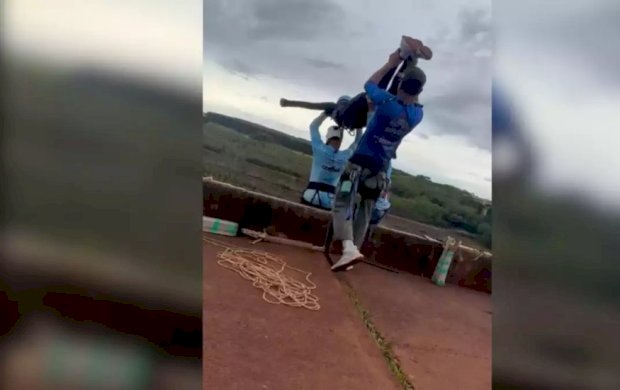 Suspeito preso retirou câmera de jovem que morreu em salto de rope jump, diz polícia