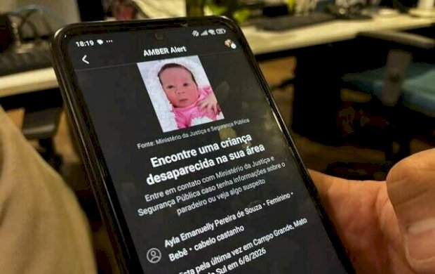 Homem é preso suspeito de envolvimento no desaparecimento de bebê em MS