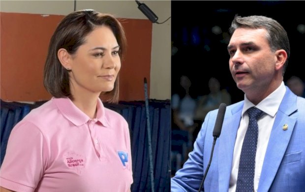 O desconforto dentro do PL com briga de Michelle e Flávio Bolsonaro